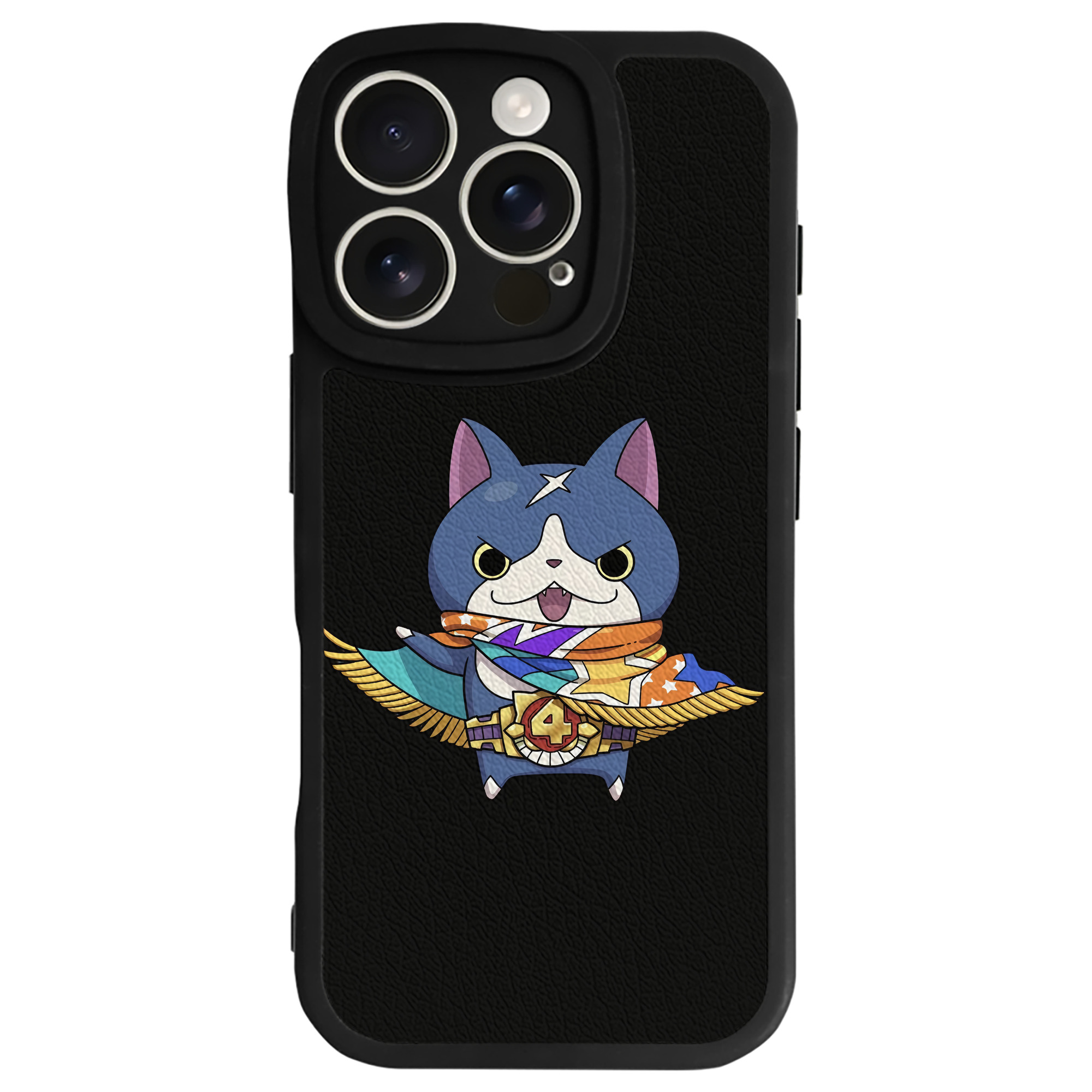 （画像用） 妖怪ウォッチ Yo-kai Watch 【iPhone 16シリーズ対応】シリコンスマホケース（レザー調） 材質：シリコン